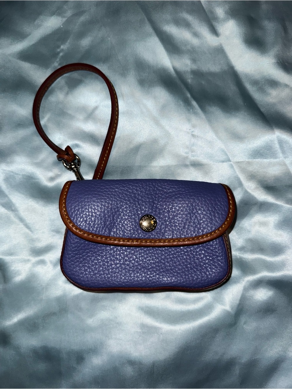 Dooney & Bourke Pebbled Leather Small Wristlet 6x4